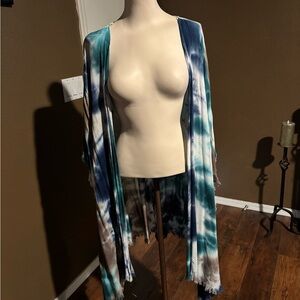 Umgee Brown and Blue Kimono